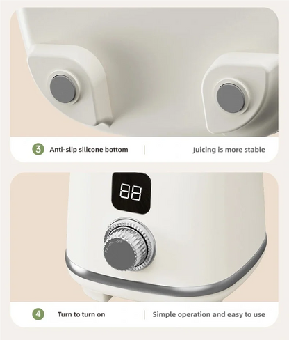 Presse-agrumes TINSOL 10 lames 3000mAh - Mélangeur multifonctionnel