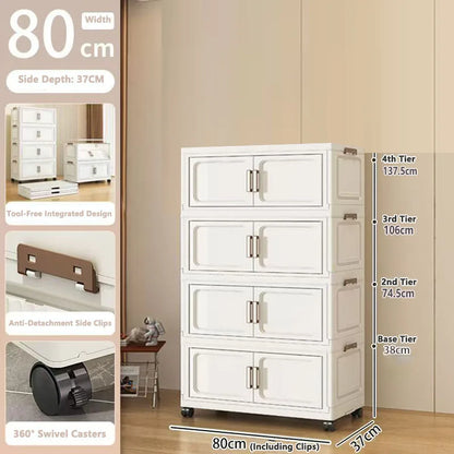 Armoire de rangement pliable pour vêtements de bébé et enfants