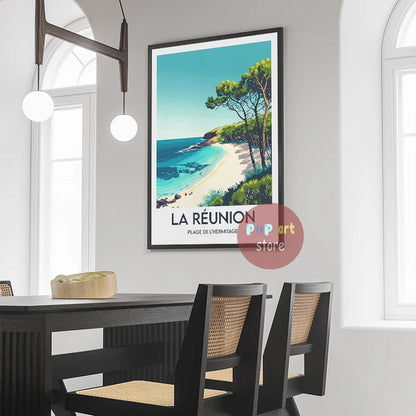 Affiche Voyage La Réunion - Décoration Murale Naturelle