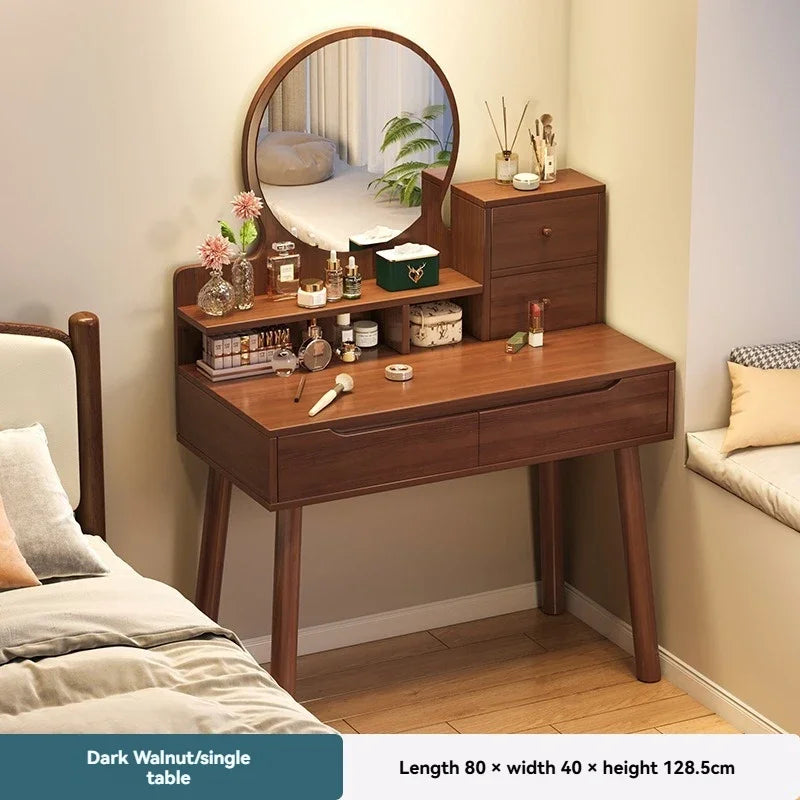 Coiffeuse de luxe légère style chinois - Bureau maquillage compact