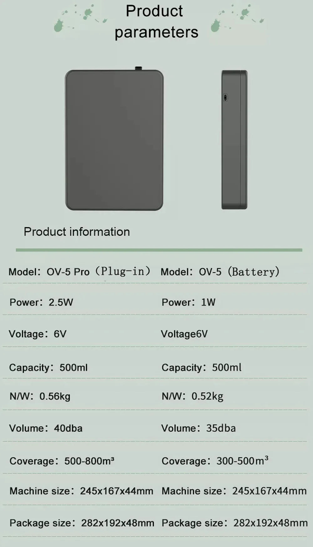 Diffuseur de Parfum Intelligent 500ML - Désodorisant Sans Eau