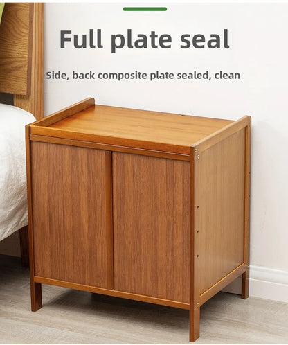 Table de chevet en bois massif - Armoire de rangement moderne