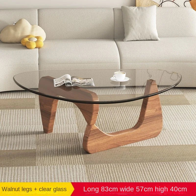 Table Basse Nordique Italienne en Forme de Goutte - Style Minimaliste