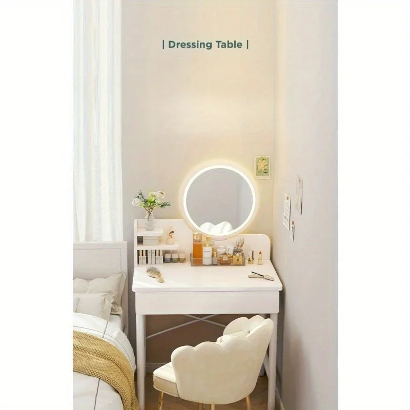 Commode moderne avec miroir pour chambre petite appartement 2025