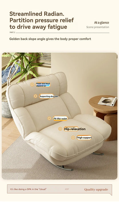 Canapé Paresseux Inclinable et Chaise Longue pour Détente à Domicile