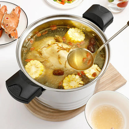 Marmite en Acier Inoxydable à Micro-pression pour Soupes et Ragoûts