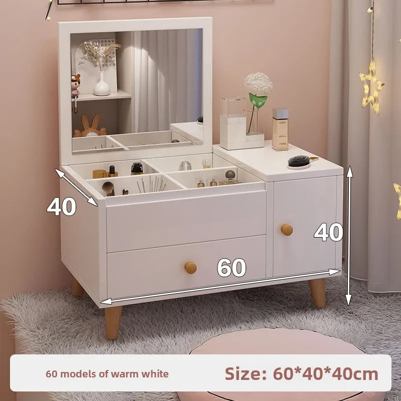 Coiffeuse moderne avec baie vitrée pour chambre à coucher