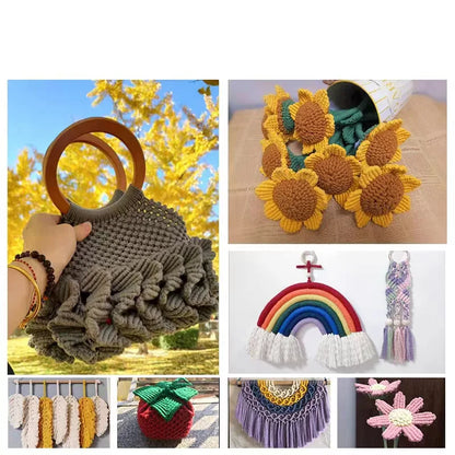 Corde en coton naturel 4mm pour macramé - 10m de créativité DIY