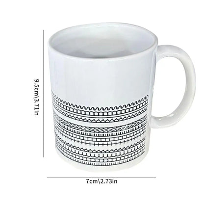 Tasse en céramique avec message caché - Cadeau unique pour café