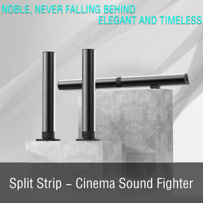 Barre de son 120W Home Cinéma Bluetooth 2 en 1 - Son Détaillé