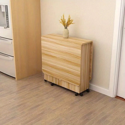 Table à Manger Pliante Rectangulaire Multifonction pour Petit Appartement