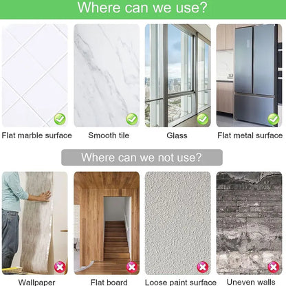 Miroirs auto-adhésifs flexibles pour décoration murale – 8/12 pièces