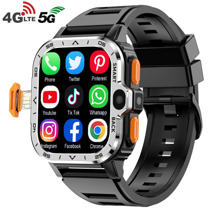 Montre Intelligente Android GPS HD - Homme, 16G/64G, Wi-Fi