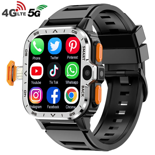 Montre Intelligente Android GPS HD - Homme, 16G/64G, Wi-Fi