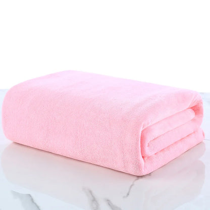 Serviette de bain microfibre douce, absorbante et à séchage rapide