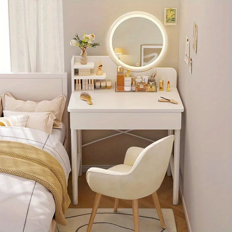 Commode moderne avec miroir pour chambre petite appartement 2025