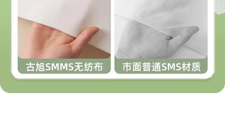 Draps de lit jetables Non tissés avec taies d'oreiller - Voyage Hôtel