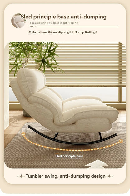 Canapé Paresseux Inclinable et Chaise Longue pour Détente à Domicile