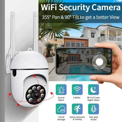 Caméra de Surveillance Wifi 8MP HD avec Zoom 4X et Suivi AI