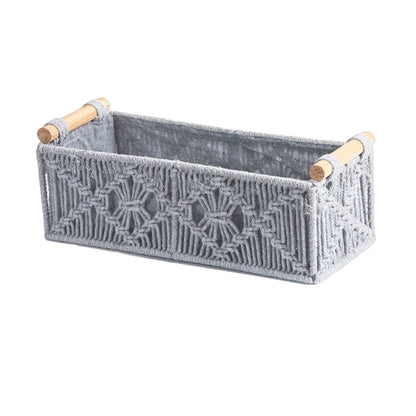 Panier de rangement en corde coton élégant et multifonctionnel