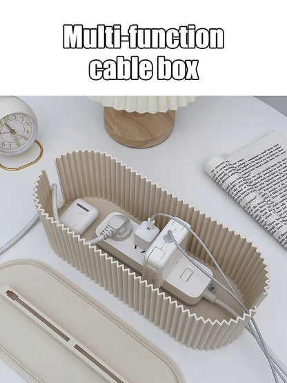 Organisateur de câbles multifonctionnel pour prise domestique