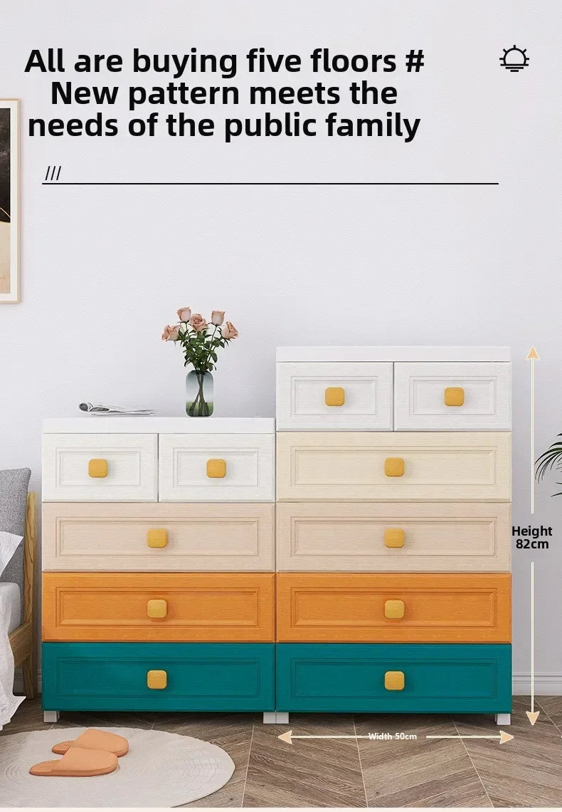 Armoire de rangement blanche à tiroirs - 50 casiers en plastique