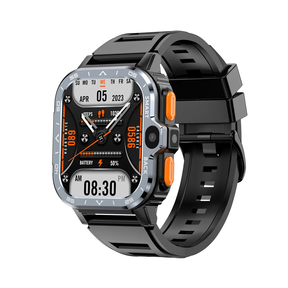 Montre Intelligente Android GPS HD - Homme, 16G/64G, Wi-Fi