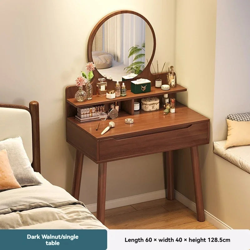 Coiffeuse de luxe légère style chinois - Bureau maquillage compact