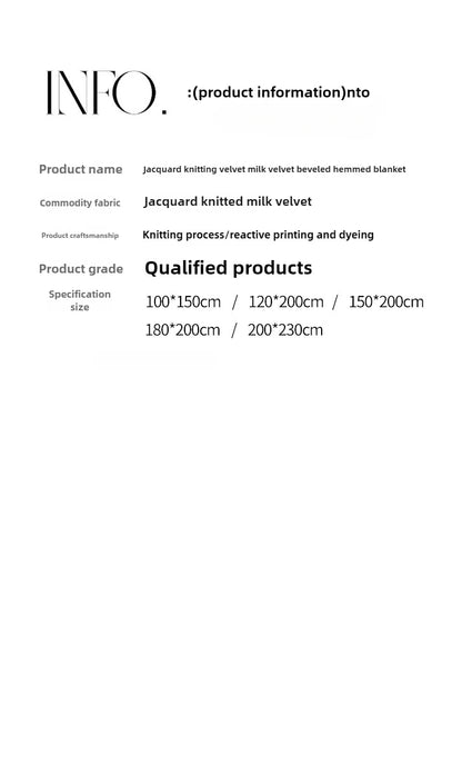 Couverture King Size à Carreaux - Chaude et Confortable pour Canapé