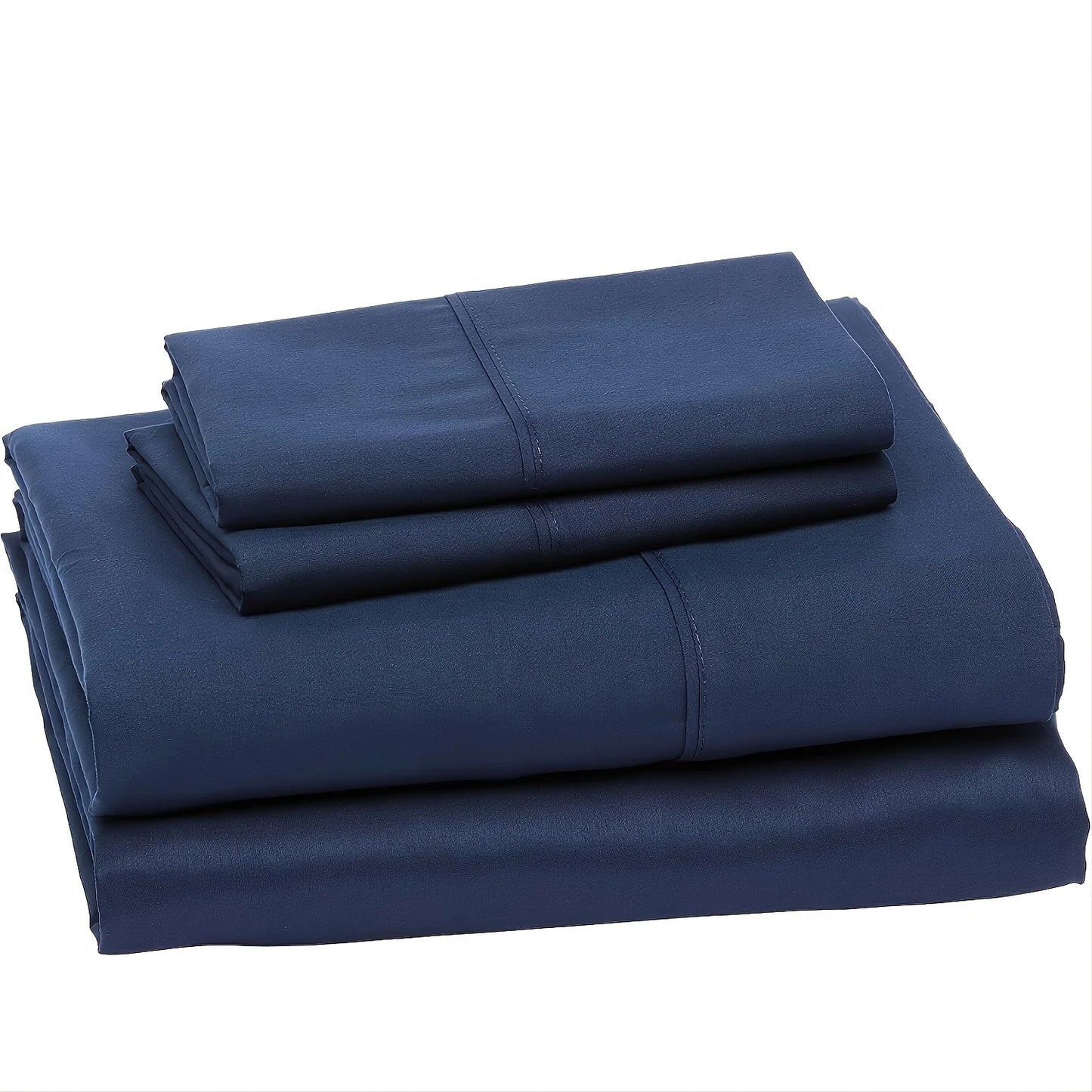 Draps de lit luxe respirants 3/4 pièces, ultra doux et faciles à installer