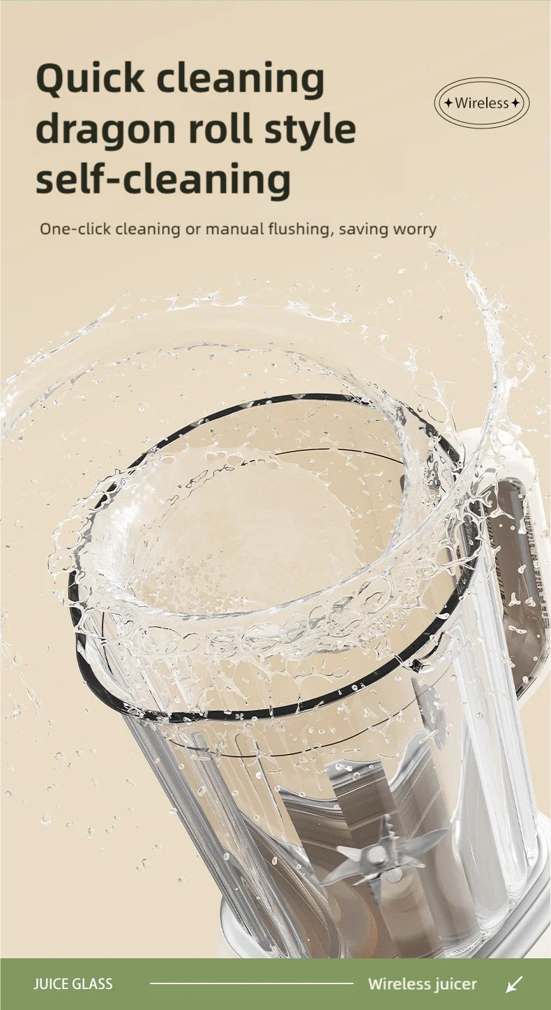 Presse-agrumes TINSOL 10 lames 3000mAh - Mélangeur multifonctionnel