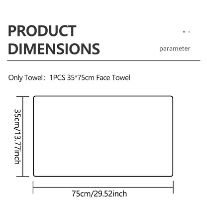 Serviettes épaisses et douces pour sport à domicile - Ensemble complet