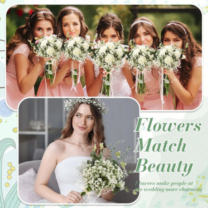 Bouquets de Fleurs Artificielles pour Décoration Maison - 10/15 Pcs