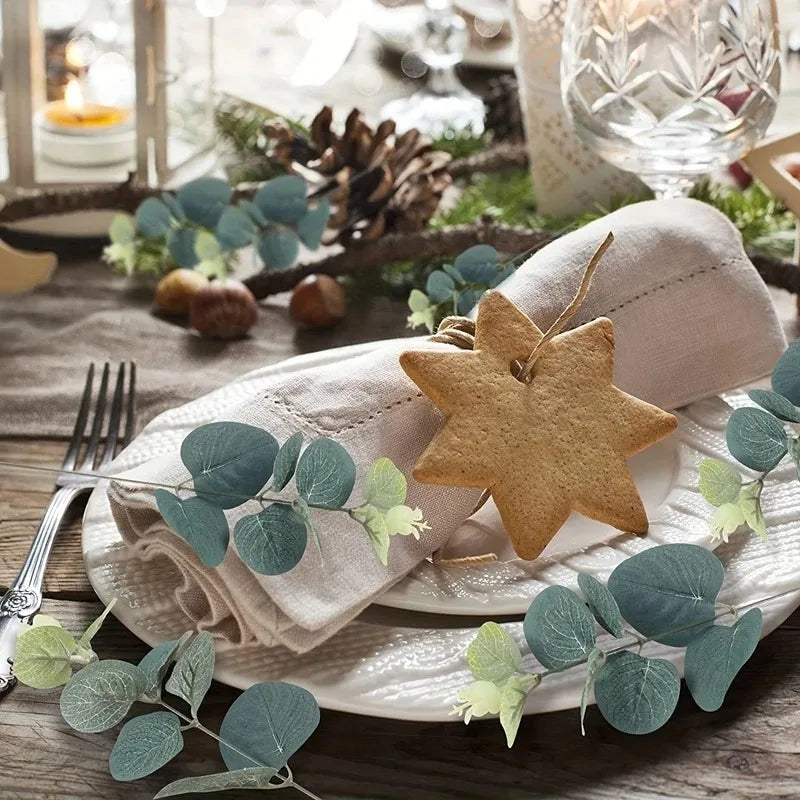 Tiges d'Eucalyptus Artificielles pour Décoration de Salon - 5/10/20 pièces