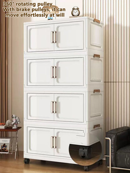 Armoire de rangement pliable pour vêtements de bébé et enfants