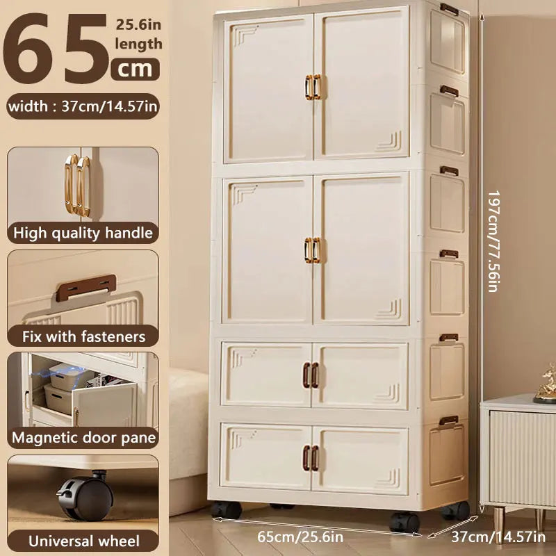 Armoire Pliable Grande Capacité - Organisateur de Vêtements Pratique
