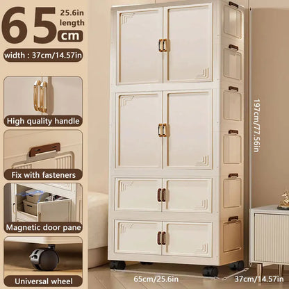 Armoire Pliable Grande Capacité - Organisateur de Vêtements Pratique