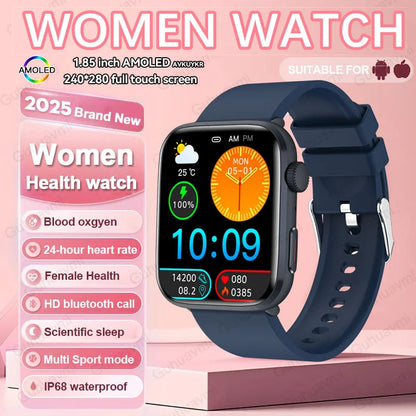 Montre Intelligente Xiaomi Femme - Diagnostic AI, HRV, PPG, IP68