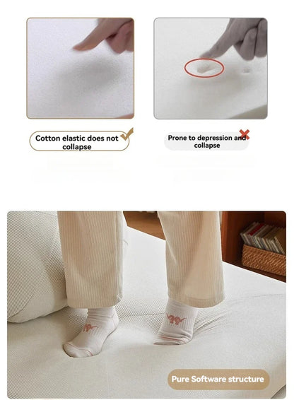 Canapé-lit pliant en tissu pour petit salon - Confort tatami