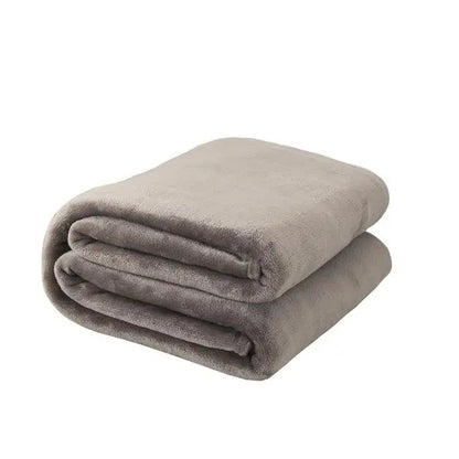 Couverture en flanelle polaire douce - Imprimé léopard et zèbre