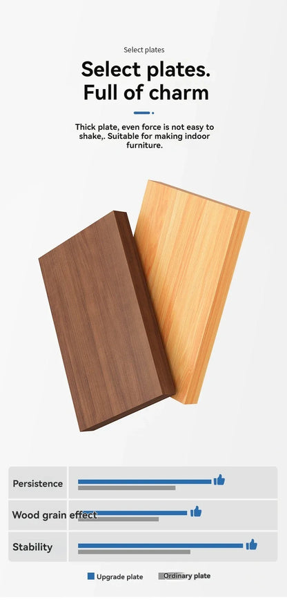 Armoire de chevet en bois massif pour petite chambre à coucher