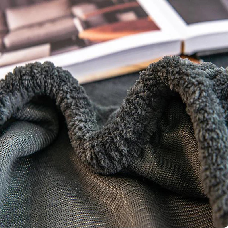 WOSTAR - Drap-housse en peluche douce, luxe pour couple d'hiver