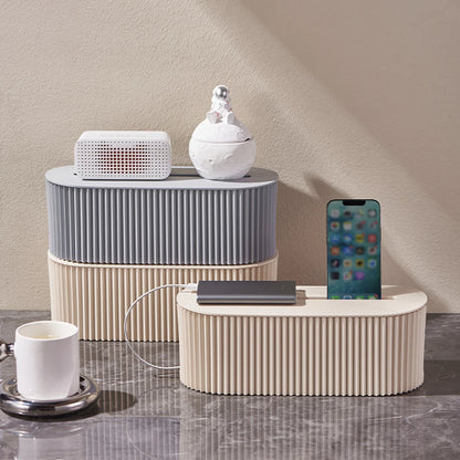 Organisateur de câbles multifonctionnel pour prise domestique