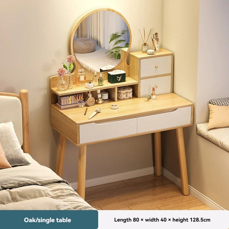 Coiffeuse de luxe légère style chinois - Bureau maquillage compact
