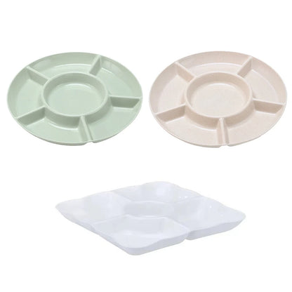 Assiette à Snacks Fruits avec 6 Compartiments - Idéal Apéritif