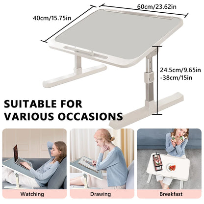 Bureau d'Ordinateur Pliable et Réglable pour Petite Espace