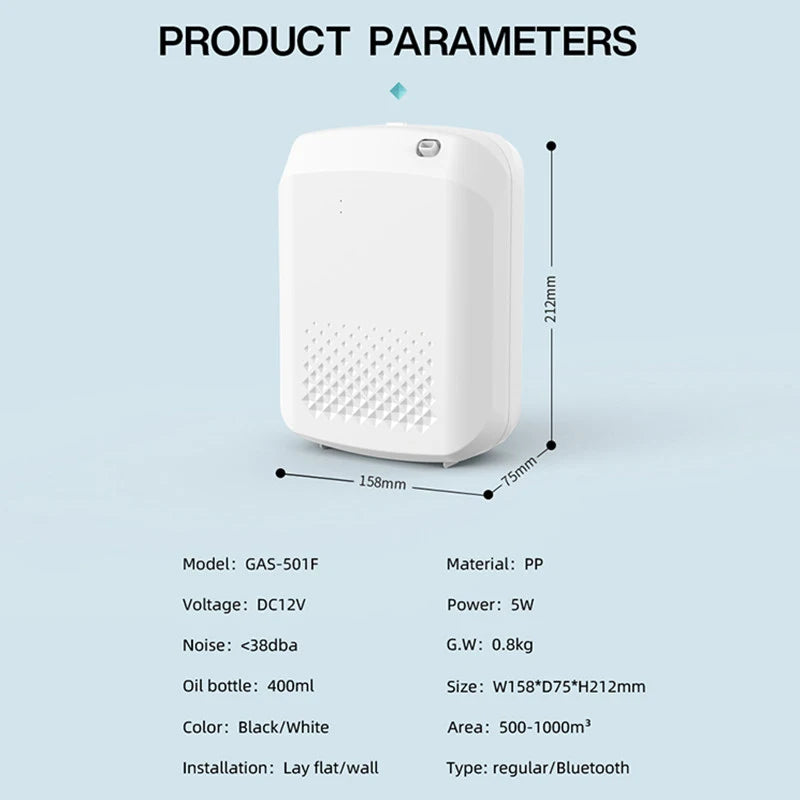 Diffuseur d'arôme intelligent Bluetooth pour maison et hôtels