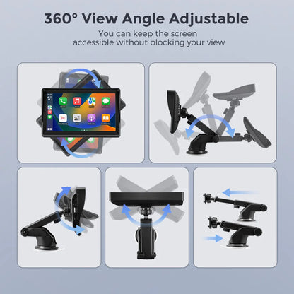 Autoradio Android 7'' sans fil - FM, BT, WiFi, AUX intégré