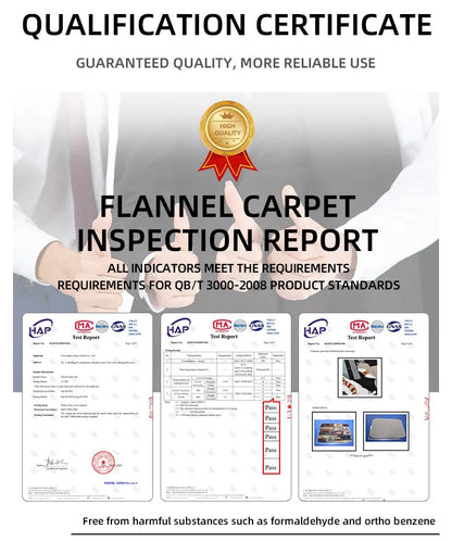 Ensemble de 3 Tapis Monochromes Doux et Absorbants - Motif Pierre