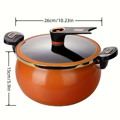 Marmite à micro-pression 7L - Cuisinière induction et gaz
